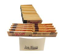 Original RAW 10 Packs Classic King Size Papers with 10 Booklets RAW Classic Rolling Tips