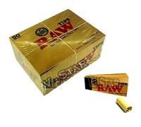 Raw 100% Original Filter Tips Unbleached - Box of 50 Packs (50x50)