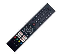 Original RC45137P TV Remote Control Compatible with Logik L32SHE22 L32SHE22(A) Smart Freeview HD Ready HDR LED - Black