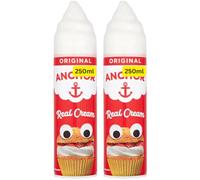 Original Real Whipped Cream Spray 250ml Anchors (2x250ml)