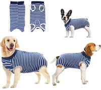 Original Recovery Suit - Light Incontinence Spayed Dog Onesie After Surgery Surgery Recovery Suit For Male - Pet Onesies -Vu01,Bluestripe-L