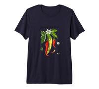 Original Red Chili Vintage Botanical Plate Premium T-Shirt
