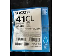 Original Ricoh GC41CL Cyan Gel Ink Cartridge (405766) -Dated 2020