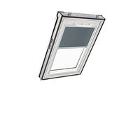 Original Roto Blackout Roller Blind ZRV Almost complete Blackout Guide Rail Silver For Roto Roof Windows Series Q Size 134/160 | 13/16 Colour Dark Grey