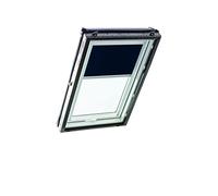 Original Roto Blackout Roller Blind ZRV Almost Complete Blackout Guide Rail Silver for Roto Roof Windows Series Designo R4/R7 and Classic 43/73 With Size 065/098 | 06/09 Blue