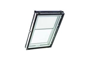 Original Roto Blackout Roller Blind ZRV Almost Complete Blackout Guide Rail Silver for Roto Roof Windows Series Designo R4/R7 and Classic 43/73 With Size 065/118 | 06/11 White