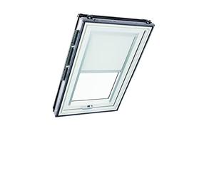 Original Roto Blackout Roller Blind ZRV Almost complete Blackout Guide Rail Silver For Roto Roof Windows Series Designo R6/R8, i8 and Classic 64/84 Size 065/118 | 06/11 Colour White