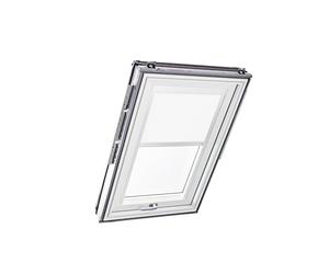 Original Roto Exclusive ZRE Roller Blind for Roto Roof Windows Guide Rail Manual Operation Daylight Blind for Designo R6 / R8 i8 and Classic 64/84 Series Size 065/118 06/11 White