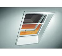 Original Roto Insect Screen Roller Blind ZRI | Installation on Frame | White Guide Rail | Standard Fabric | for Roto roof Windows Series 84/R8/i8 with Size 065/118 | 06/11
