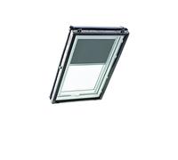 Original Roto Roller Blind Exclusive ZRE Daylight Blind for Roto Roof Windows Guide Rail Silver For Windows Series Designo R4/R7 and Classic 43/73 Size 074/160 | 07/16 Colour Dark Grey