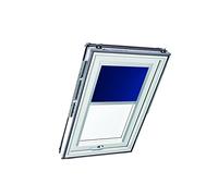 Original Roto Roller Blind Exclusive ZRE Daylight Blind for Roto Roof Windows Guide Rail Silver For Windows Series Designo R6/R8, i8 and Classic 64/84 Size 054/098 | 05/09 Colour Night Blue