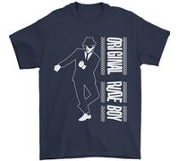 Original Rude Boy 2Tone 2 Tone SKA Mens T-Shirt 100% Cotton Navy Blue 5XL