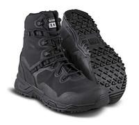 Original S.W.A.T.® Alpha Fury 8' Lace-Up Unisex Work Boots - Airport-Friendly Design - Soft Toe Construction Black US Men's 9, Women's 10.5 Wide