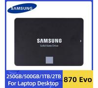 Original SAMSUNG 2.5'' SATAIII SSD 870 Evo 250GB 500GB 1TB 2TB Internal Solid State Drive Storage Disk For Laptop or Desktop