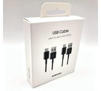 Original Samsung type USB-A to USB-C Fast Charger Data Sync Official Lead 2 Pack