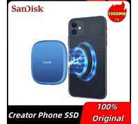 Original SanDisk 1TB/2TB Creator Phone SSD USB 3.2 Gen 2 Type-C Portable Solid State Drive up to 1000MB/s For Mobile Phone