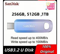 Original SanDisk Creator 1TB 512GB 256GB Retractable Type-C USB Flash Drive High Speed USB3.2 Gen1 U Disk 400MB/s PenDrive