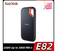 Original SanDisk E82 Extreme PRO 2TB 4TB Portable SSD Read Up to 3800 MB/s USB4 Gen3x2 Water and Dust Resistance For Laptop