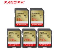 Original SanDisk Extreme Go SD Memory Card Max 230MB/s UHS-II Flash Storage Card SDXC 64GB 128GB SDHC 32GB SD Card For Camera