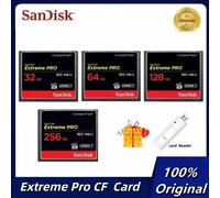 Original SanDisk Memory CF Card 256GB 128GB 64GB 32GB Extreme Pro 4K UDMA7 CompactFlash Memory Card up to 160MB/s for Camera