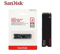 Original Sandisk SSD Plus 250GB 500GB 1TB NVMe M2 2280 PCIe Gen 3x4 Internal Solid State Drive Internal High Speed Storage Disk