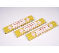 Original Satya Frankincense Incense Sticks Gift Pack of 3X 15G for Aromatherapy, Spa, Yoga, Weddings, Meditation, Healing, Positivity and Relaxation by Greensense