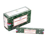 Original Satya Sai Nag Champa Patchouli Forest Insence Sticks 15g Box of 12 Packs Agarbatti