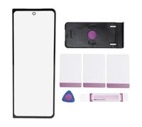 Original Screen Replacement Kit for Galaxy Z Fold 3 5G F926 Front Outer Lens Glass Screen Smartphone Replacement Full Repair Tools Including Pry Tools and Press Plate Cover with OC
