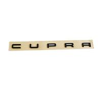 Original Seat Leon (5F) Cupra lettering rear tailgate tuning emblem, glossy black.