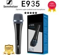 Original Sennheiser E935 Microfone Sem Fio Profissional Handheld Microphone Live Vocal Karaoke Microfone Wired Cardioid Black