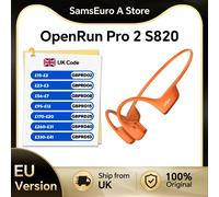 Original SHOKZ OpenRun Pro 2 S820 Bluetooth Earphones IP55 Waterproof Bone Conduction Headphones Music Sports Wireless Earbuds SHOKZ S820 EK