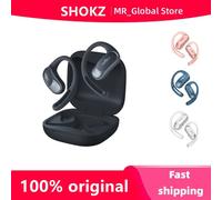 Original SHOKZ T511 OpenFit Air Open Earless Wireless Bluetooth Headphones Sports Headphones HD Call Noise Reduction Support APP White