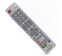 Original SHW/RMC/0121 SHWRMC0121 TV Remote Control Compatible with Sharp Aquos Full HD Smart LED TV with Netflix Youtube Freeview Play Buttons