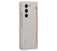 Original silicone case for Galaxy Z Fold 5 with S Pen, Beige