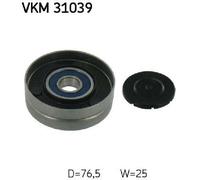 Original SKF Deflection/Guide Pulley Ribbed Belt VKM 31039 for Audi Skoda VW