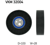 Original SKF Deflection/Guide Pulley Ribbed Belt VKM 32004 for Alfa Romeo