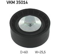 Original SKF Deflection/Guide Pulley Ribbed Belt VKM 35014 for Opel Vauxhall