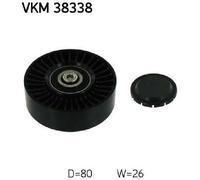 Original SKF Deflection/Guide Pulley Ribbed Belt VKM 38338 for BMW