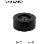 SKF VKM 62052 Deflection / guide pulley, V-ribbed belt