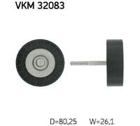 Original SKF Idler/Guide Pulley V-Belt VKM 32083 For Alfa Romeo