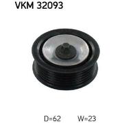 Original SKF Idler/Guide Pulley V-Belt VKM 32093 For Alfa Romeo