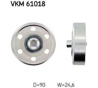 Original SKF Idler/Guide Pulley V-Belt VKM 61018 For Toyota