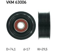 Original SKF Idler/Guide Pulley V-Belt VKM 63006 For Honda