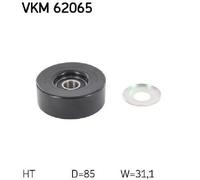 Original SKF Tensioner Pulley Ribbed Belt VKM 62065 for Nissan