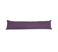 Original Sleep Company Herringbone Draft Excluder Long Door Cushion Wind Stopper Fabric Sausage for Window Bottom or Front Door Snake Pillow in Aubergine (85cm X 20cm)