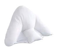 Original Sleep Company Orthopaedic Reading Batwing Pillow - Hollowfibre filling ideal for Back Support, Neck Lumbar Support with White Polycotton Pillowcase - Machine Washable