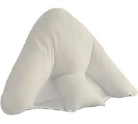 Original Sleep Company Super Soft Anti-Allergic Batwing Reading Pillow and Cream Polycotton Pillowcase (Cream, Pillow with Cover)
