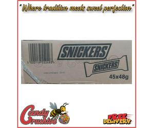 Original SNICKERS Chocolate BAR 45 x 48g (Expiry 02/2026)