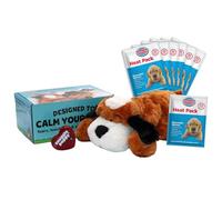 Original Snuggle Puppy Toys - Heartbeat Puppy for Dogs - Pet Anxiety Relief and Calming Aid - Comfort Dog Toys for Behavioral Training - Plus 6 Heat Packs