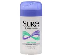 Original Solid Anti-Perspirant Deodorant - Unscented by Sure for Unisex - 2.7 oz Deodorant Stick